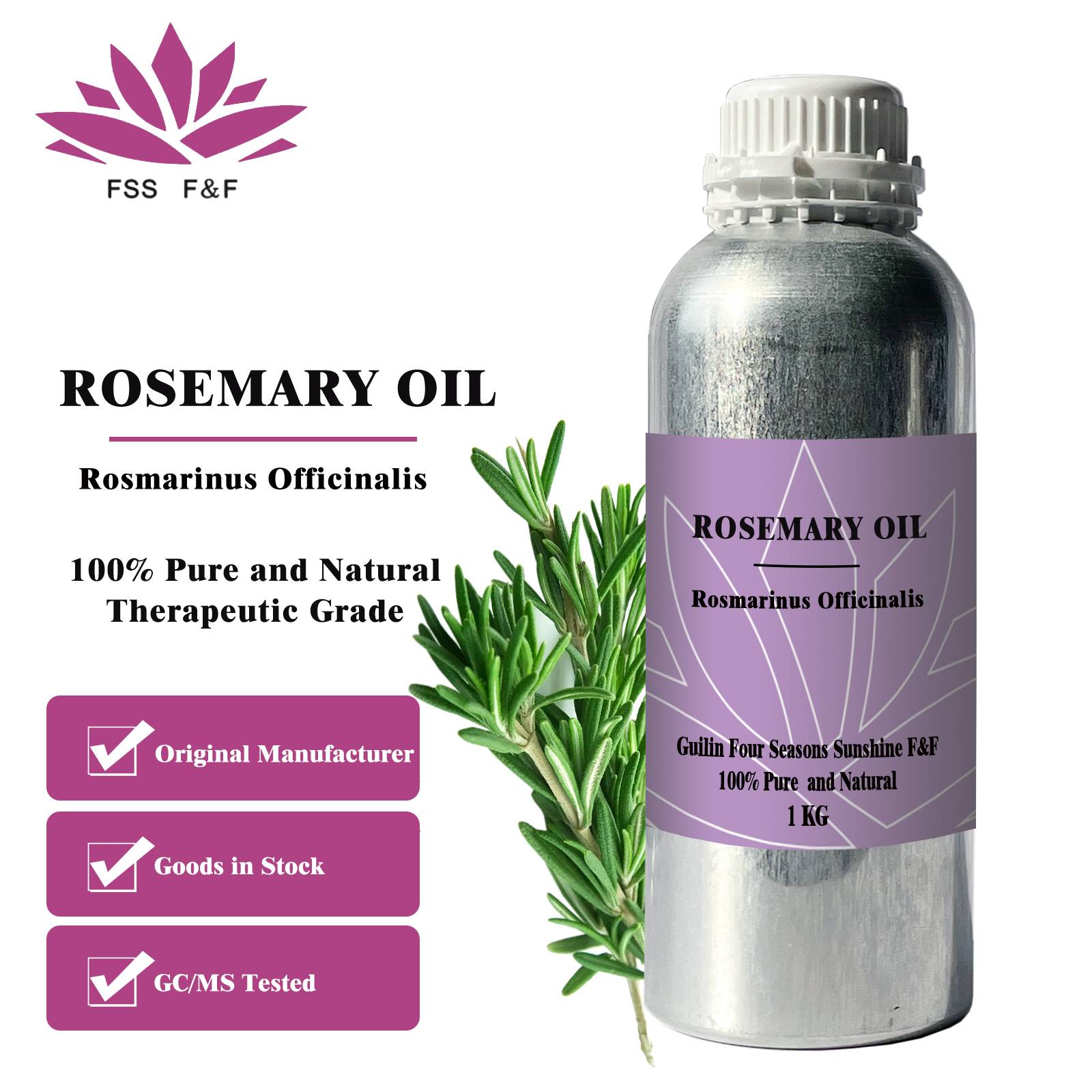 100% pure essential oil rosemary oil manufacturer(1)